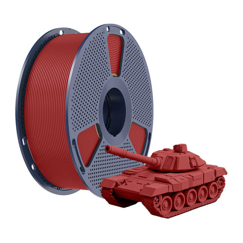 SUNLU PLA+ High-Speed - Filament 3D rapide et robuste 1,75 mm 1 kg (rouge) : HS rouge impression