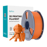 SUNLU PLA+ - Filament 3D robuste 1,75 mm 1 kg (orange soleil) : bobine