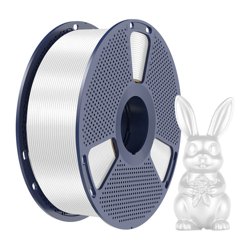 SUNLU PLA+ Silk - Filament 3D brillant soyeux 1,75 mm 1 kg (blanc) : impression