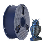 SUNLU PLA+ Silk Dual Color - Filament 3D bicolore 1,75 mm 1 kg (noir et bleu) : impression