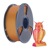 SUNLU PLA+ Silk Dual Color - Filament 3D bicolore 1,75 mm 1 kg (rouge et or) : impression