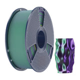 SUNLU PLA+ Silk Dual Color - Filament 3D bicolore 1,75 mm 1 kg (vert et violet) : impression