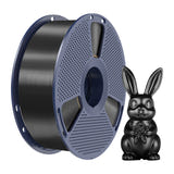 SUNLU PLA+ Silk - Filament 3D brillant soyeux 1,75 mm 1 kg (noir) : impression