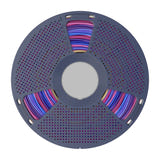 SUNLU PLA+ Silk Rainbow - Filament 3D arc-en-ciel soyeux 1,75 mm 1 kg (dégradé 02) : détail filament