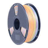 SUNLU PLA+ Silk Rainbow - Filament 3D arc-en-ciel soyeux 1,75 mm 1 kg (dégradé 04) : détail filament