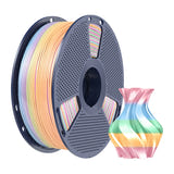 SUNLU PLA+ Silk Rainbow - Filament 3D arc-en-ciel soyeux 1,75 mm 1 kg (dégradé 04) : impression