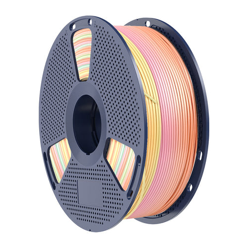 SUNLU PLA+ Silk Rainbow - Filament 3D arc-en-ciel soyeux 1,75 mm 1 kg (dégradé 05) : détail filament