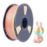 SUNLU PLA+ Silk Rainbow - Filament 3D arc-en-ciel soyeux 1,75 mm 1 kg (dégradé 05) : impression