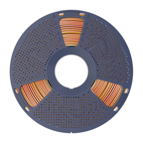 SUNLU PLA+ Silk Tri-Color - Filament 3D tricolore 1,75 mm 1 kg (rouge-jaune-bleu) : détail filament
