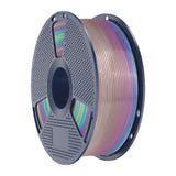 SUNLU PLA Rainbow - Filament 3D arc-en-ciel transparent 1,75 mm 1 kg (dégradé 04) : détail filament
