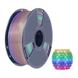 SUNLU PLA Rainbow - Filament 3D arc-en-ciel transparent 1,75 mm 1 kg (dégradé 04) : impression