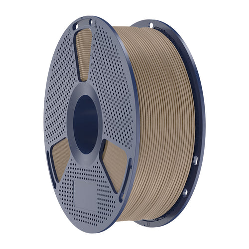SUNLU Wood - Filament 3D effet bois 15 % bois véritable 1,75 mm 1 kg (bois naturel) : impression