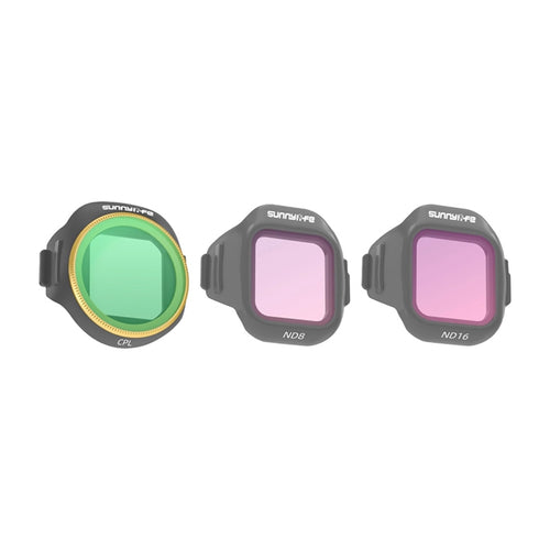 Sunnylife - Kit 3 filtres CPL + ND8 + ND16 N5P-FI095 pour DJI Mini 5 Pro