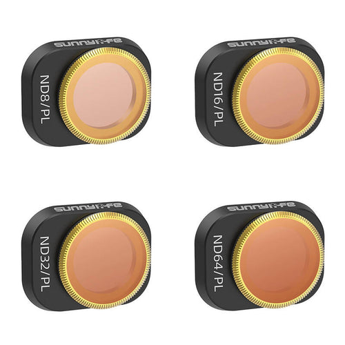 Sunnylife - Kit 4 filtres ND/PL 8-16-32-64 N4P-FI728 pour DJI Mini 4 Pro