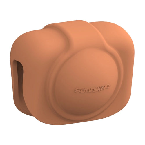Sunnylife - Cache-objectif silicone SG034 pour DJI Osmo 360 (orange)