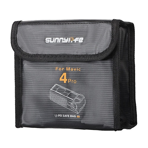 Sunnylife - Étui ignifugé M4P-DC011 pour 3 batteries DJI Mavic 4 Pro (noir)