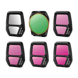 Sunnylife - Set de 6 filtres MCUV, CPL, ND8 à ND64 A3S-FI929 pour DJI Air 3S