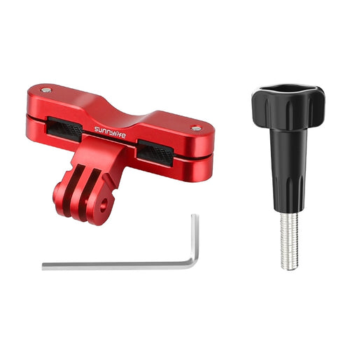 Sunnylife - Fixation vélo sous selle ZJ942-R pour caméras d'action (rouge)