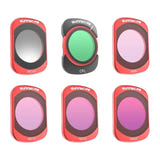 Sunnylife kit de 6 filtres MCUV, CPL et ND8 à ND64 pour Osmo Pocket 4 et Pocket 3 : ND Osmo Pocket 4 Pocket 3