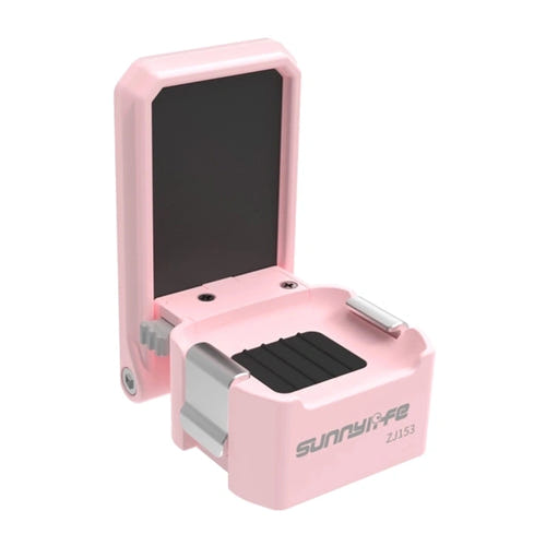 Sunnylife ZJ153 Support magnétique rose pour Osmo Pocket 4 et Pocket 3 - inclinable sur 180° - visuel 1