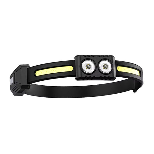 Superfire A20 - Lampe frontale 540 lm avec panneau COB : noire