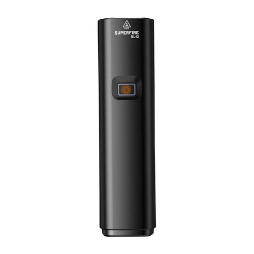 Superfire BL12 - Éclairage vélo double faisceau 1200 lm, USB-C : détail bouton