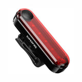 Superfire BTL01 - Feu arrière de vélo rechargeable USB, 4 modes : recharge USB