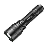 Superfire C8-H - Lampe torche 1200 lm USB-C, portée 250 m : noire