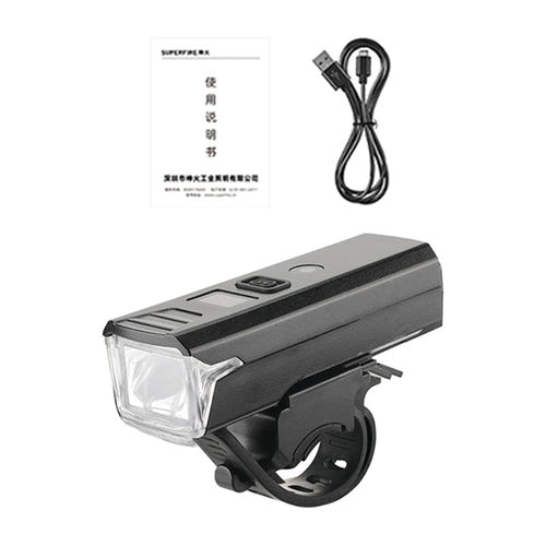 Superfire D6 - Lampe pour vélo rechargeable 280 lm : guidon