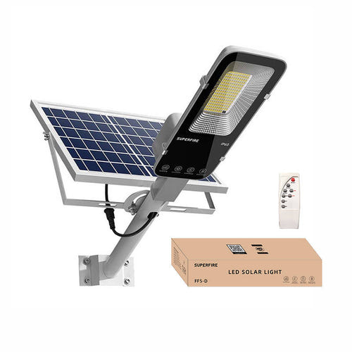 Superfire FF5-D - lampe solaire d'extérieur 1400 lm, faisceau 140 degrés - visuel 1
