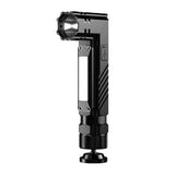 Superfire G19 - Lampe torche rechargeable USB-C multifonction : noire