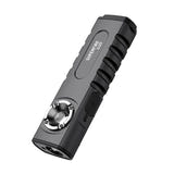 Superfire G20 - Lampe torche 470 lm avec laser rouge et batterie de secours : noire