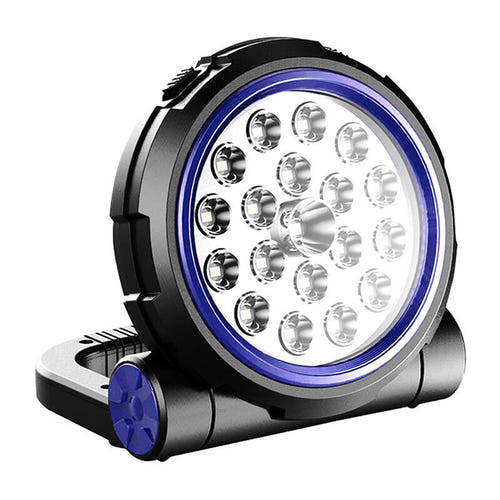 Superfire GM03 - Lampe d'atelier 920 lm, 7 modes, aimant, USB-C : bleue