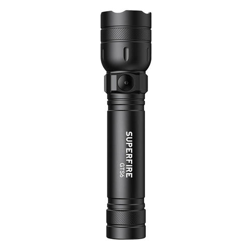 Superfire GTS6 - Lampe torche 360 lm USB-C, portée 150 m : faisceau