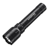 Superfire GTS6 - Lampe torche 360 lm USB-C, portée 150 m : noire