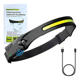Superfire HL65 - Lampe frontale double faisceau COB et XD avec capteur