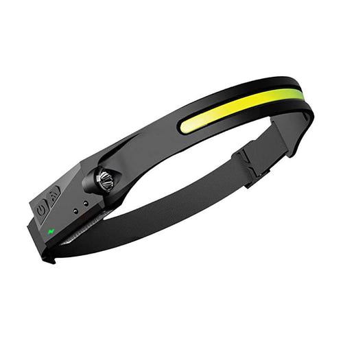 Superfire HL65 - Lampe frontale double faisceau COB et XD avec capteur : noire