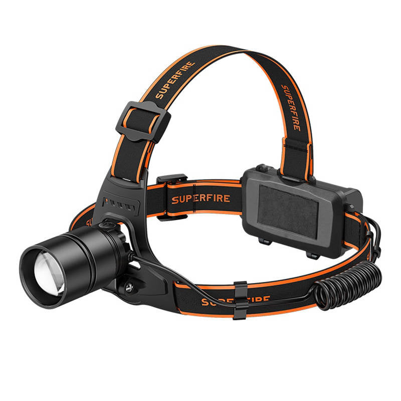 Superfire HL71 - Lampe frontale rechargeable 500 lm à capteur - visuel 1