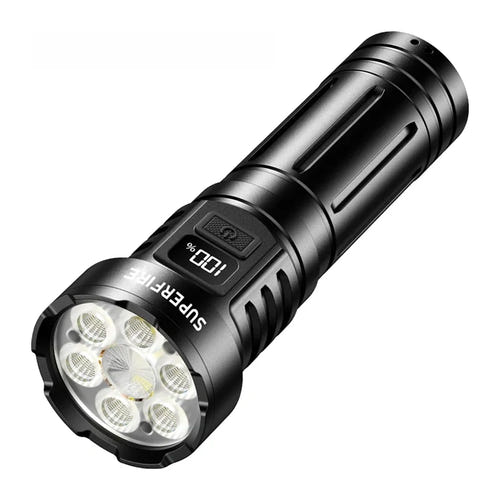 Superfire L24 - Lampe torche USB-C 2350 lumens : noire