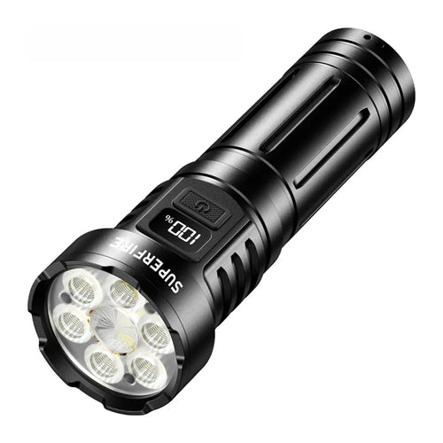 Superfire L24 - Lampe torche USB-C 2350 lumens : noire