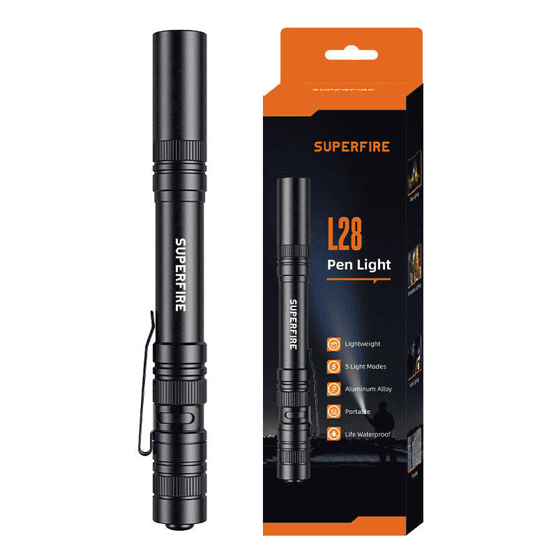 Superfire L28 - Lampe torche format stylo 121 lm, 2 piles AAA - visuel 1