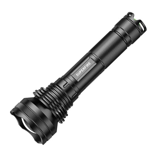Superfire L3 P90 - Lampe torche 2700 lm à zoom, portée 400 m