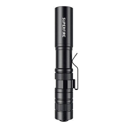 Superfire X18 - Lampe stylo 55 lm, 5 modes, 1 pile AAA : clip poche