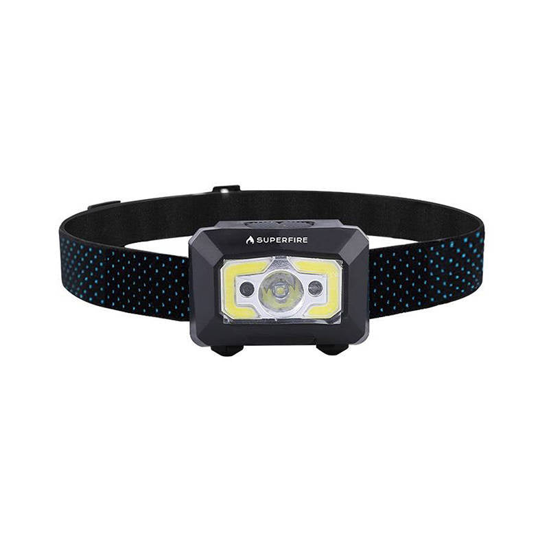Superfire X30 - Lampe frontale 340 lm avec capteur et lumière rouge - visuel 1