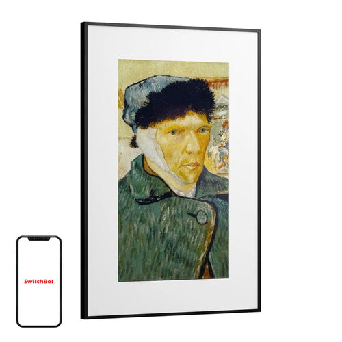 SwitchBot AI Art Frame 31,5 pouces - Grand cadre photo numérique e-paper