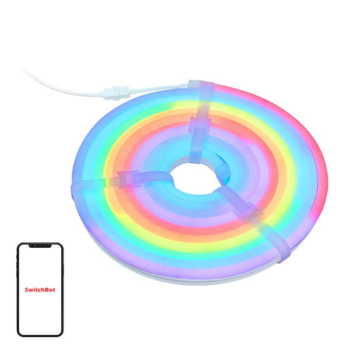 SwitchBot RGBIC Neon Rope Light - ruban néon LED connecté 48 W