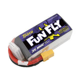Tattu Funfly 1550 mAh 11,1 V 100C 3S1P - Batterie LiPo à prise XT60 : 1 550 mAh étiquette 100C