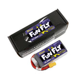 Tattu Funfly 1550 mAh 11,1 V 100C 3S1P - Batterie LiPo à prise XT60 : 1 550 mAh vue épaisseur