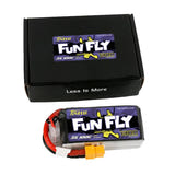 Tattu Funfly 1300 mAh 11,1 V 100C 3S1P - Batterie LiPo à prise XT60 : 1 300 mAh format léger