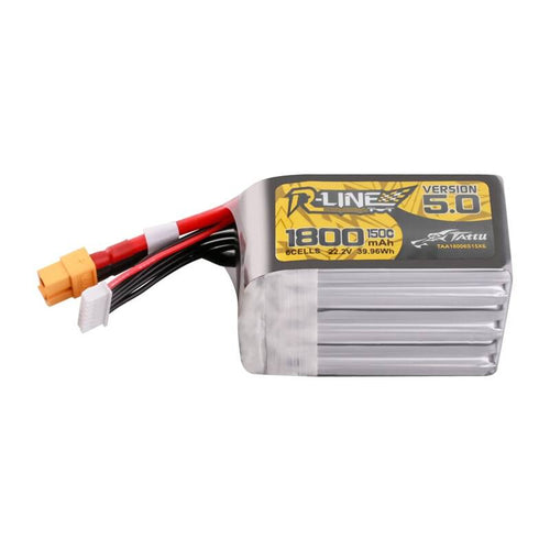 Tattu R-Line 5.0 - Batterie LiPo 6S 1800 mAh 150C XT60